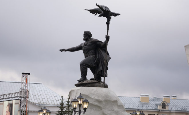 В Калуге торжественно открыли памятник Ивану III