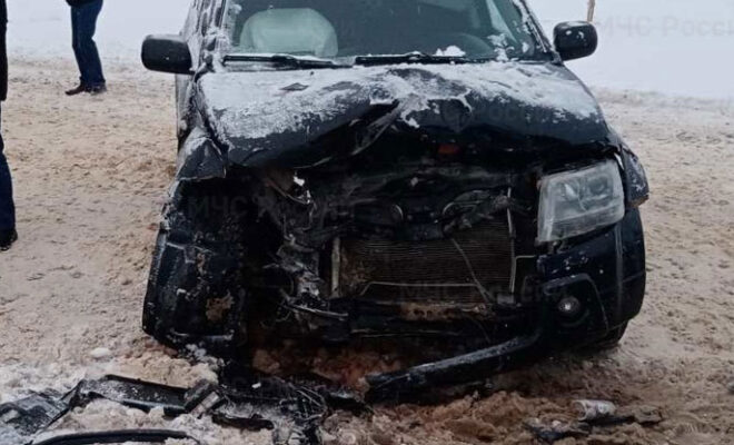 Двое пострадали в жёстком ДТП в Дзержинском районе