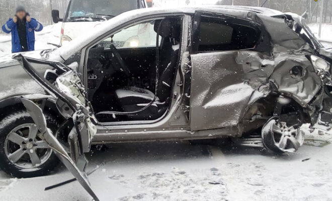 В Калужской области в ДТП с грузовиком погиб водитель «Ссанг Йонга»