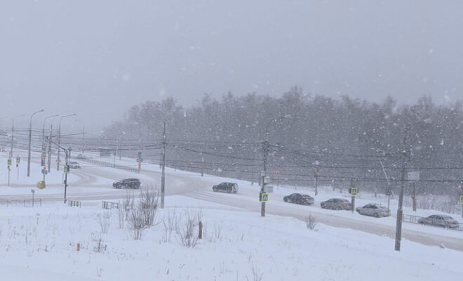 МЧС предупредило о мокром снеге в Калужской области 6 января
