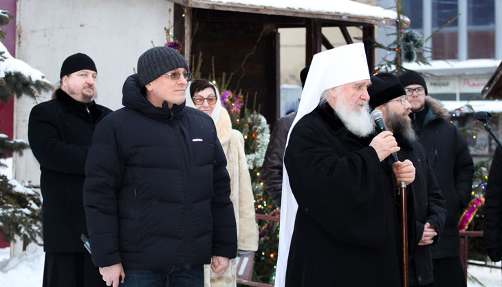 В Калуге открылся первый Рождественский вертеп